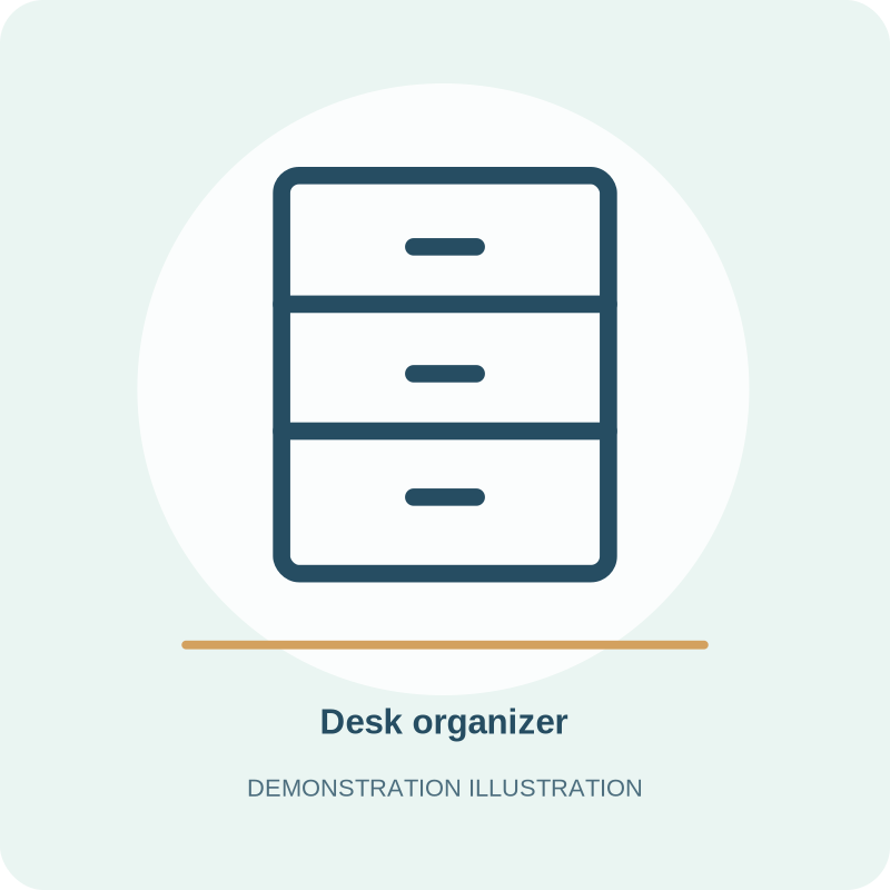Modular Desk Organizer