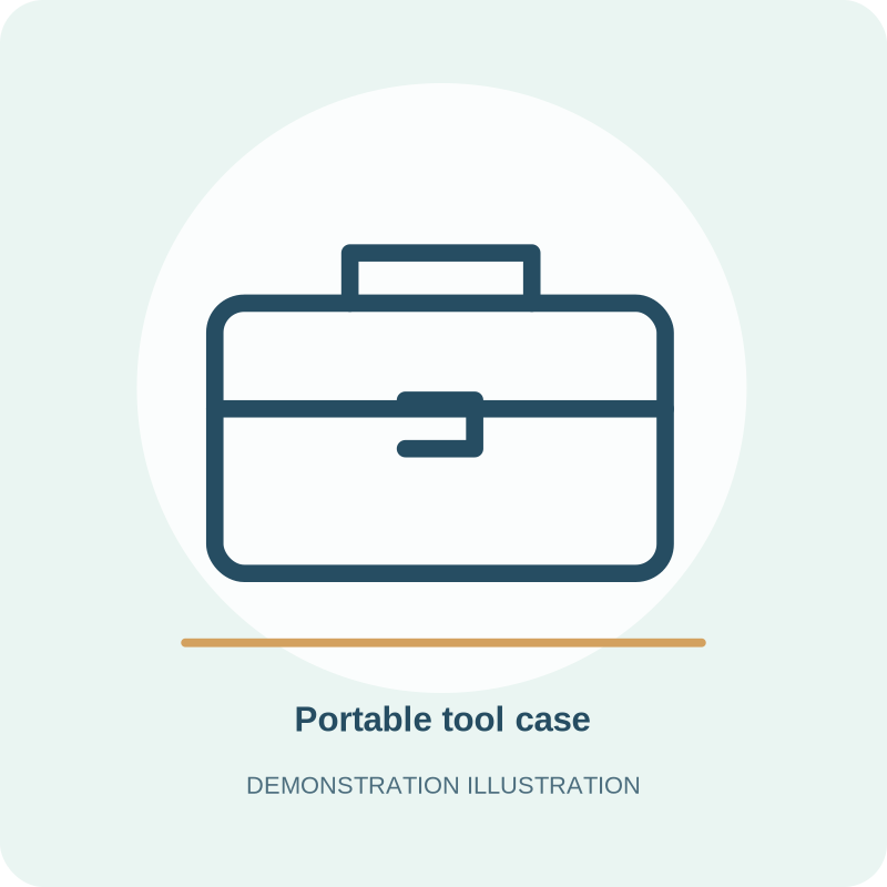 Compact Portable Tool Case